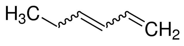 1,3- Hexadiene, mixture of cis and trans - CAS:592-48-3 - C2H5CH=CHCH=CH2, 1,3-Hexadiene